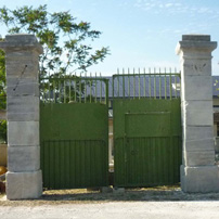 Old Gate and stone pillars