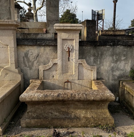 FONTAINE MURALE MOTIF FLEUR