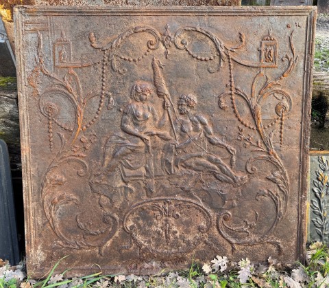 plaque de chemin&eacute;e ancienne 