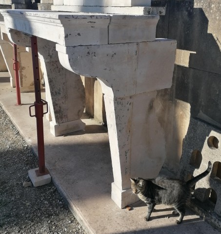 CHEMIN&Eacute;E EN PIERRE ANCIENNE LOUIS XIII